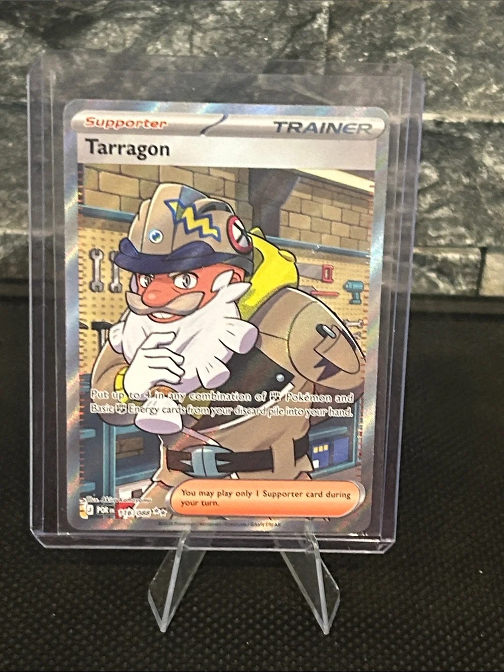 Pokemon Tarragon 116/088 Full Art Trainer Holo from the Perfect Order Set M/NM